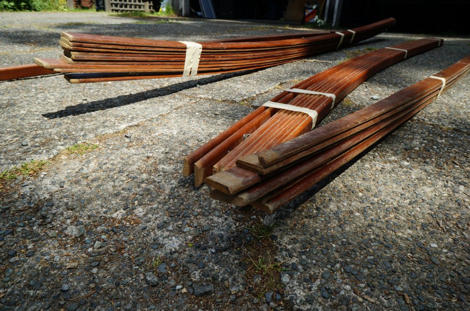 bundled planks